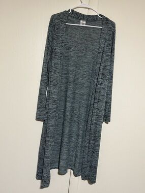 Long Open-Front Cardigan size S